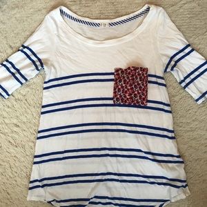 Anthropologie Striped top